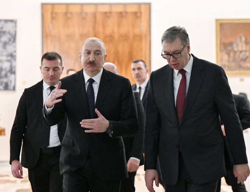 Belqradda Azərbaycan və Serbiya arasında Strateji Tərəfdaşlıq Şurasının 1-ci iclası keçirilib - FOTO