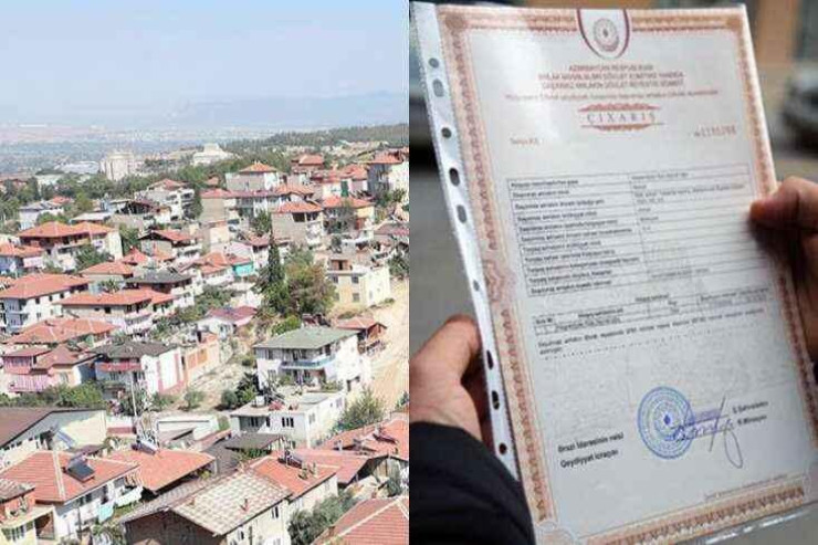 Evinin sənədi olmayanlara vacib xəbər: Bu halda 15 günə çıxarış alacaqsınız