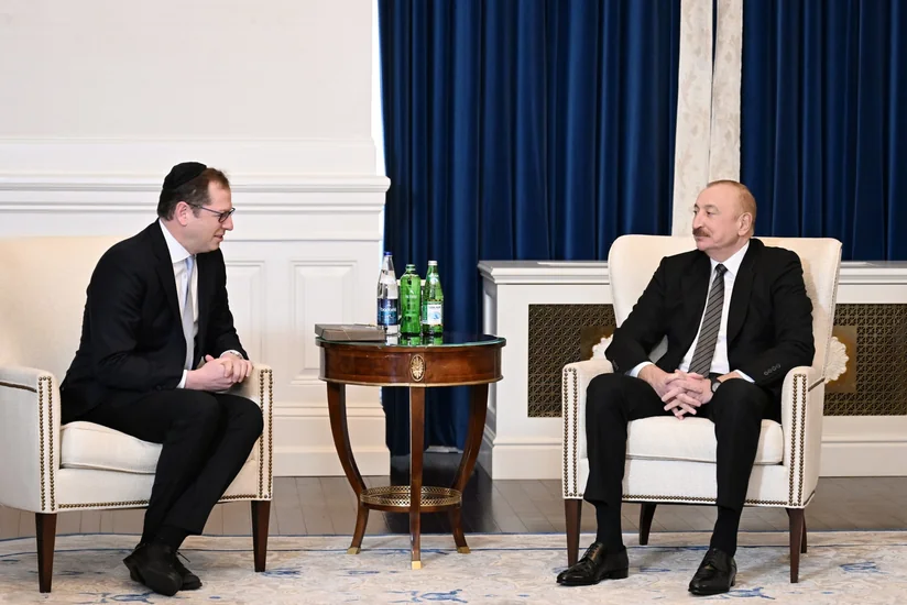 İlham Əliyev Vaşinqtonda Amerika İsrail İctimai Əlaqələr Komitəsinin icraçı direktoru və digər rəhbər heyəti ilə görüşüb - FOTO