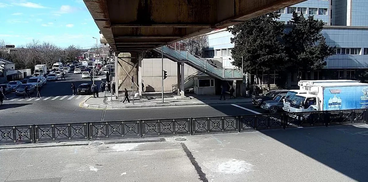 "Şamaxinka"da ilk dəfə svetoforlar istifadəyə verilib - FOTO