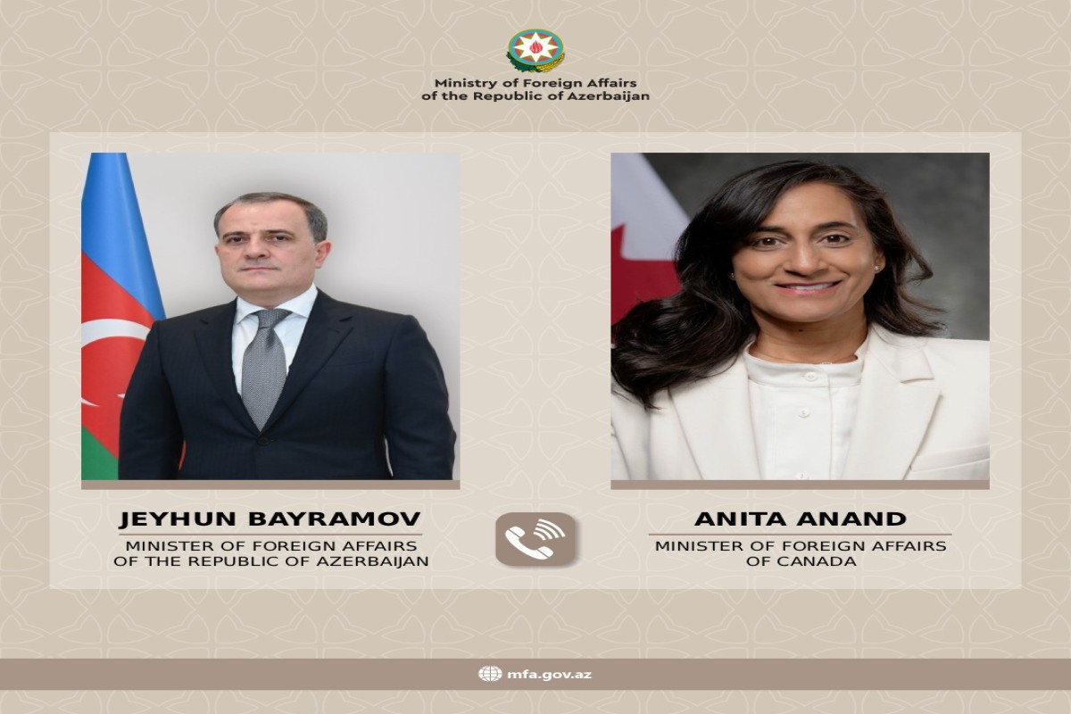 Azərbaycan və Kanada XİN başçıları İranda vəziyyətə dair müzakirə aparıb
