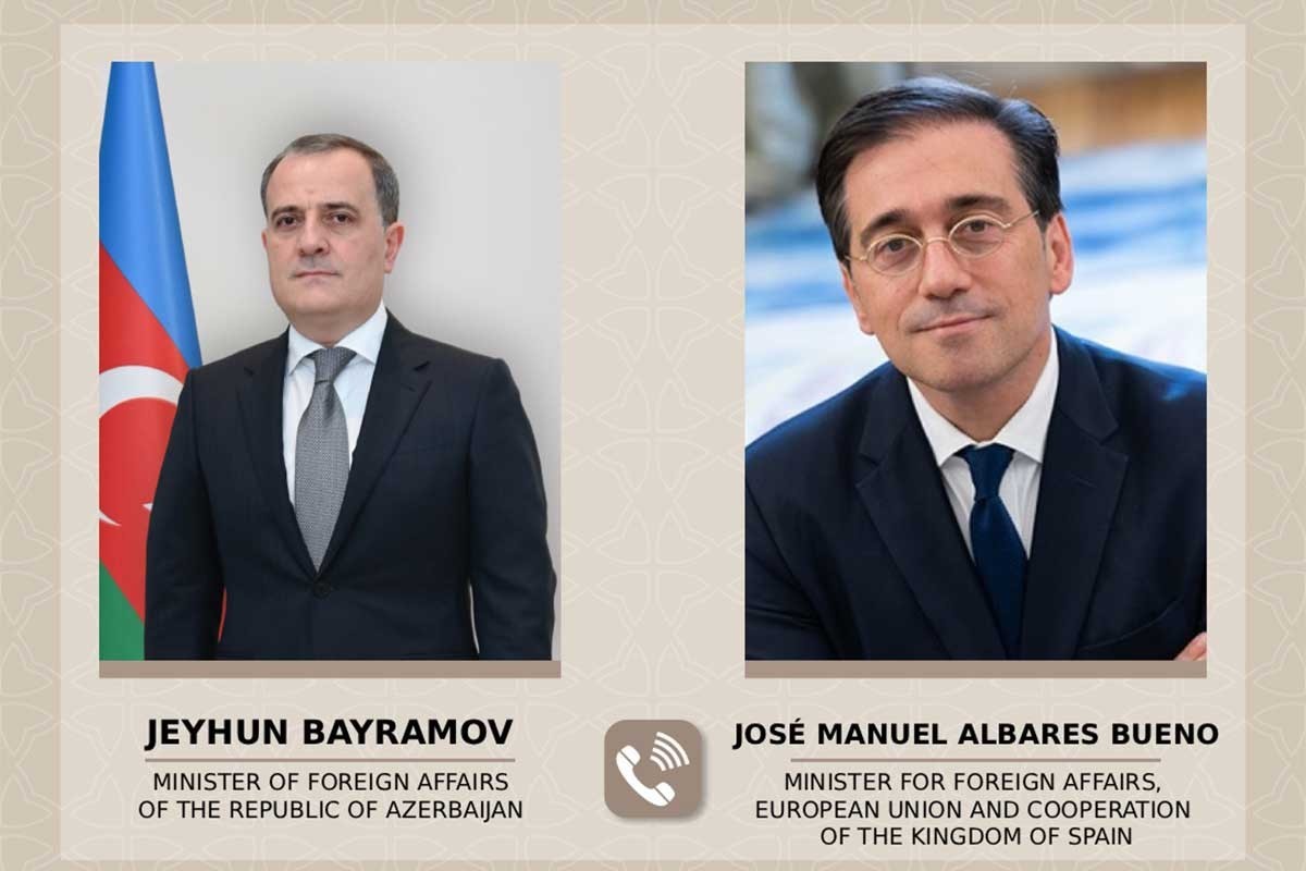 Azərbaycan və İspaniyanın XİN rəhbərləri regionda vəziyyəti müzakirə ediblər 