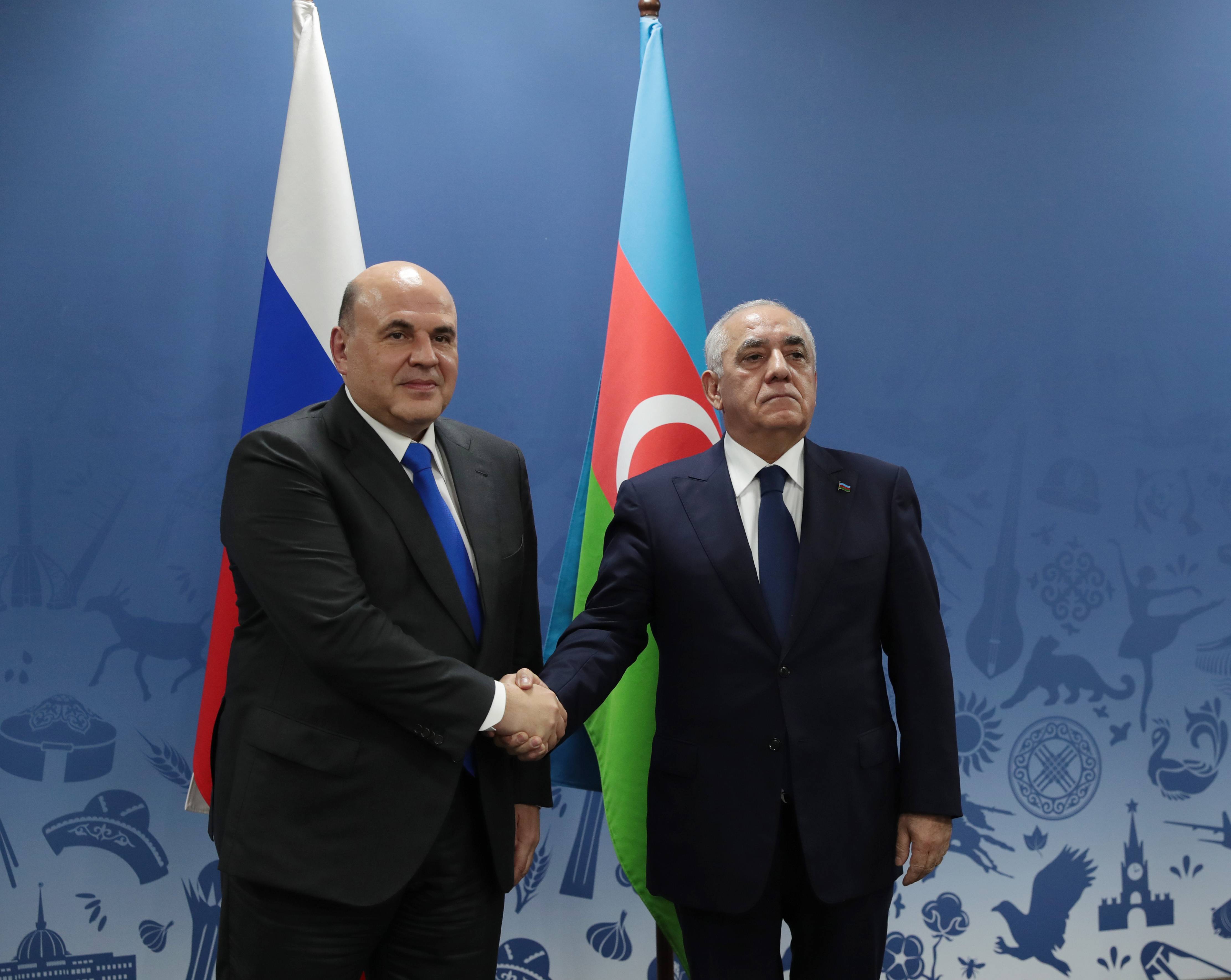 Azərbaycan və Rusiyanın Baş nazirləri qarşılıqlı əməkdaşlığın aktual məsələlərini müzakirə ediblər
