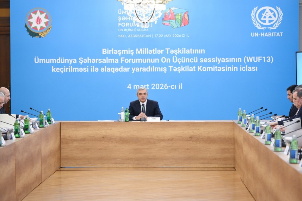 WUF13-ə hazırlıq məsələlərinə dair məruzələr dinlənilib