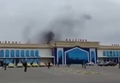 İranın atdığı dronlardan biri Naxçıvandakı məktəbin yaxınlığına düşərək partlayıb