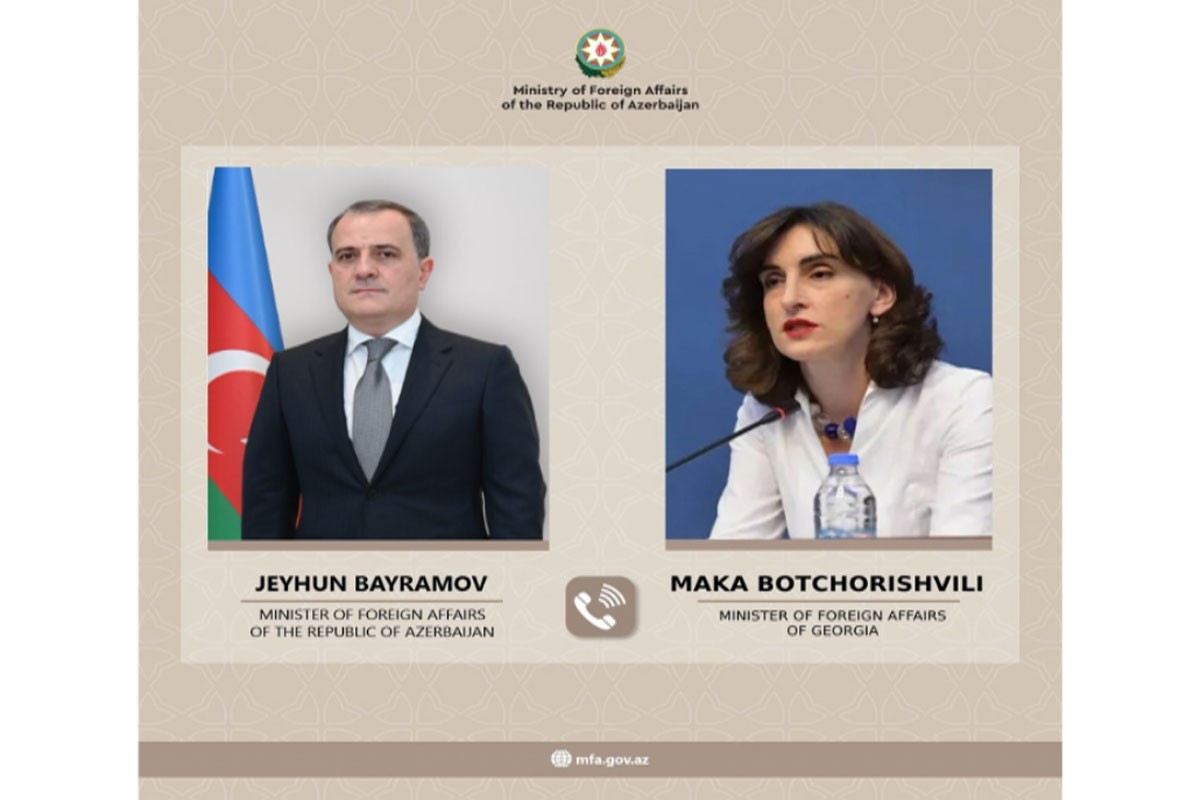 Ceyhun Bayramovla Gürcüstanın xarici işlər naziri arasında telefon danışığı olub
