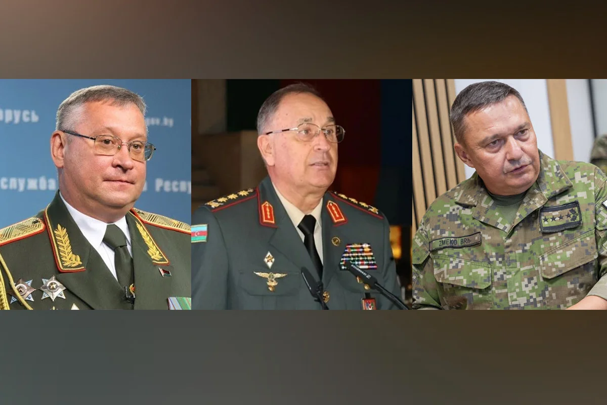 Azərbaycan, Belarus və Slovakiyanın baş qərargah rəisləri arasında təhlükəsizlik məsələləri müzakirə olunub