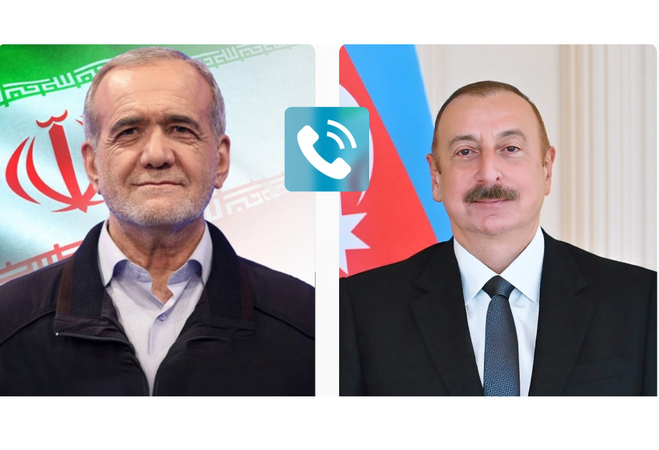 İran Prezidenti Məsud Pezeşkian Prezident İlham Əliyevə zəng edib
