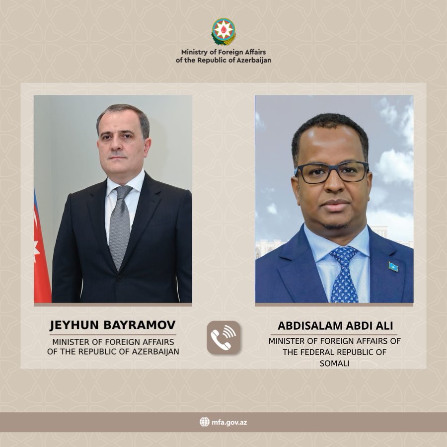 Ceyhun Bayramov Somali XİN başçısı ilə regiondakı vəziyyəti müzakirə edib
