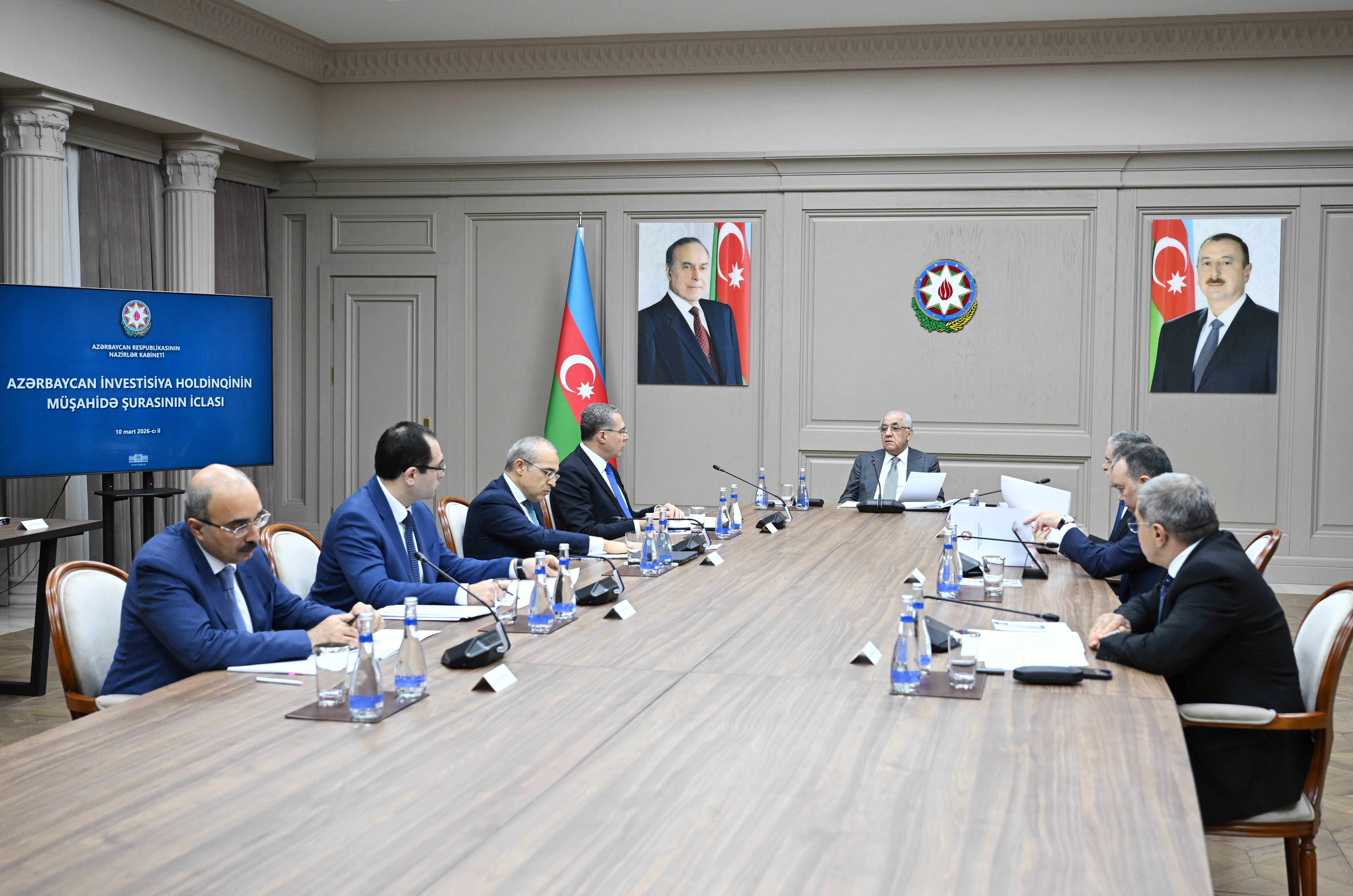 Azərbaycan İnvestisiya Holdinqinin Müşahidə Şurasının iclası keçirilib - FOTO