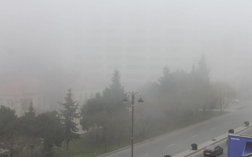 Bakıda və Abşeronda duman müşahidə olunur