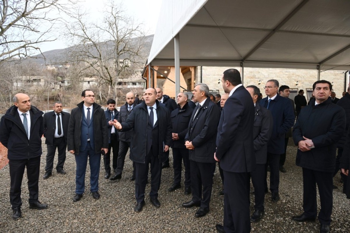 Əlaqələndirmə Qərargahının üzvləri Hadrutda bir sıra obyektlərə baxış keçiriblər - FOTO
