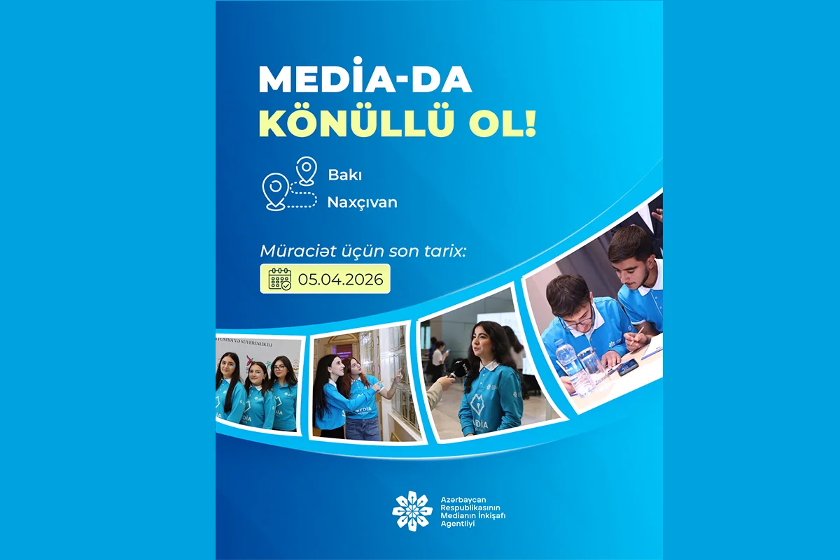 "Media könüllüləri" proqramına yenidən qeydiyyat başlayıb
