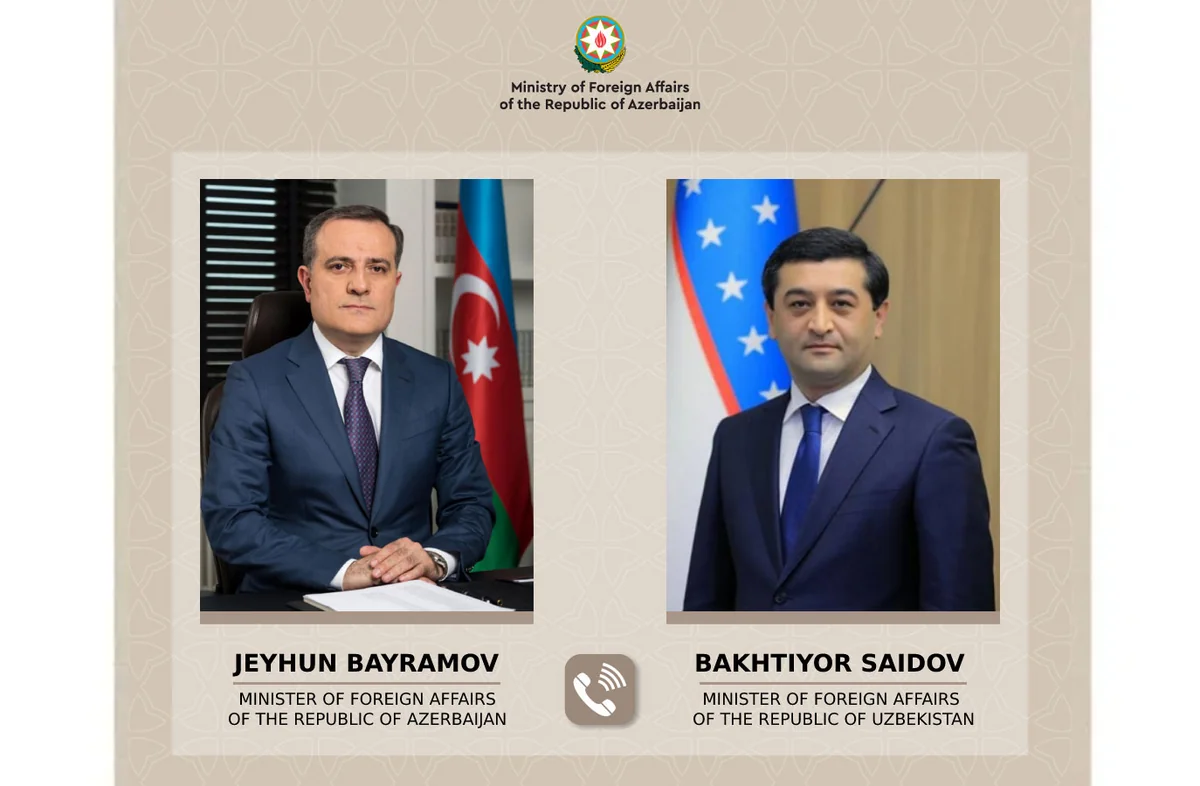 Ceyhun Bayramov özbəkistanlı həmkarı ilə Yaxın Şərqdəki təhlükəsizliyi müzakirə edib