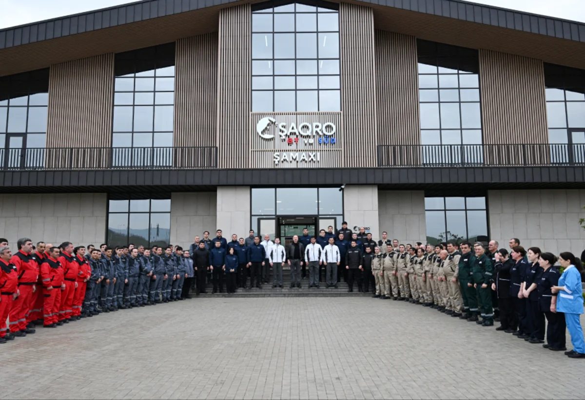 Prezident İlham Əliyev Şamaxıda "Şirvan Aqro" heyvandarlıq kompleksinin açılışında iştirak edib - FOTO
