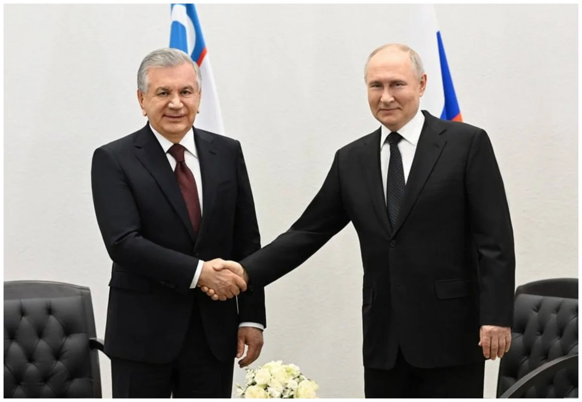 Rusiya və Özbəkistan prezidentləri bir sıra strateji layihələri və beynəlxalq məsələləri müzakirə ediblər