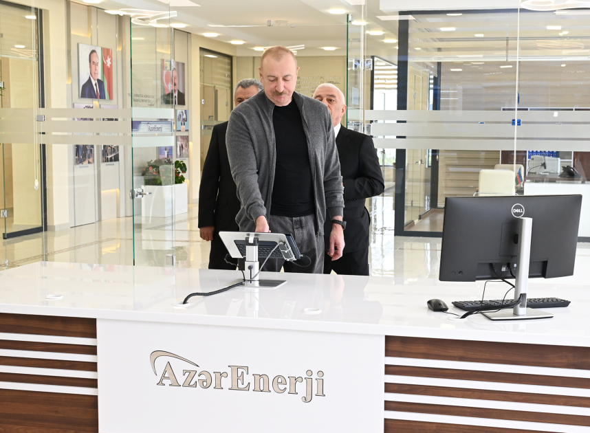 Prezident “Abşeron” Batareya Enerji Saxlanc Mərkəzinin açılışında iştirak edib