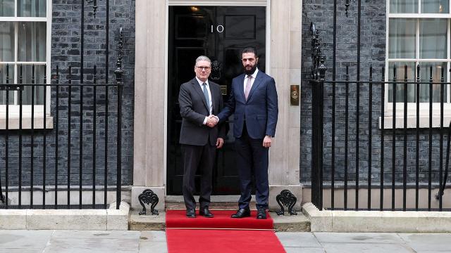 Suriya Prezidenti Böyük Britaniyanın baş naziri ilə görüşüb 