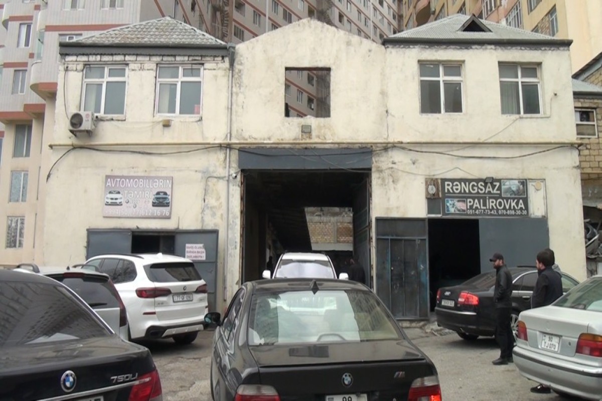 Yasamalda avtomobil təmiri sexinin fəaliyyəti dayandırılıb - FOTO