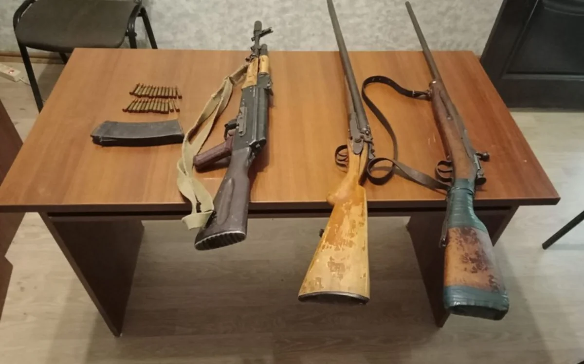 Ötən gün Azərbaycanda 11 qanunsuz silah aşkarlanıb