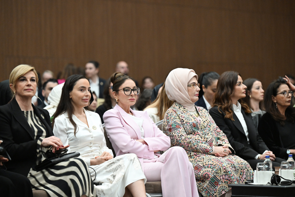 Mehriban Əliyeva Antalya Diplomatiya Forumu çərçivəsində paneldə iştirak edib - FOTO
