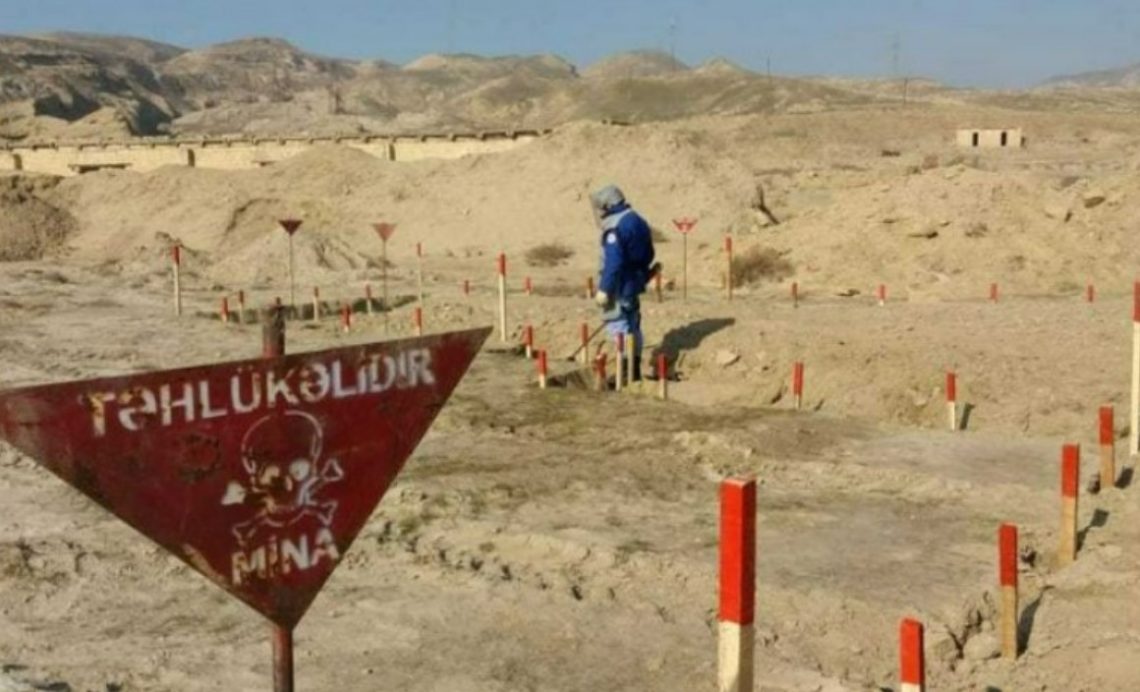 Ötən həftə 1455,4 hektar ərazi minalardan təmizlənib