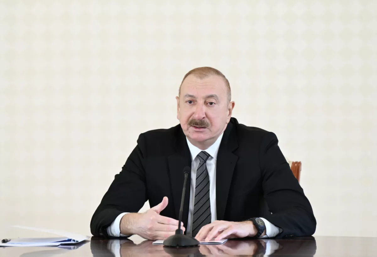 Prezident: Azərbaycan-Ermənistan nümayəndələrinin qarşılıqlı səfərləri normal mühitin bərqərar edilməsinə töhfə verir
