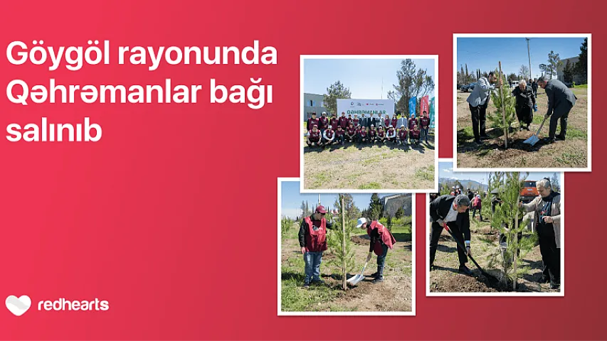 Göygöldə “Qəhrəmanlar bağı” aksiyası həyata keçirilib