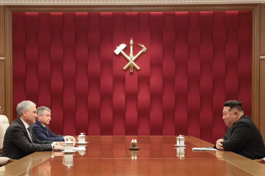 Volodin Kim Çen Inla görüşüb