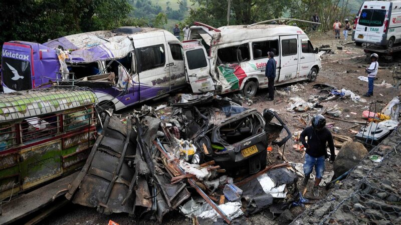 Kolumbiyada terror aktı nəticəsində ölənlərin sayı 20-yə çatıb