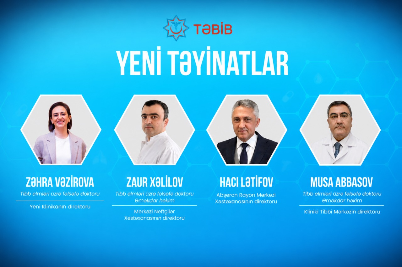 Bu tibb müəssisələrinə yeni direktorlar təyin olunub - RƏSMİ - YENİLƏNİB