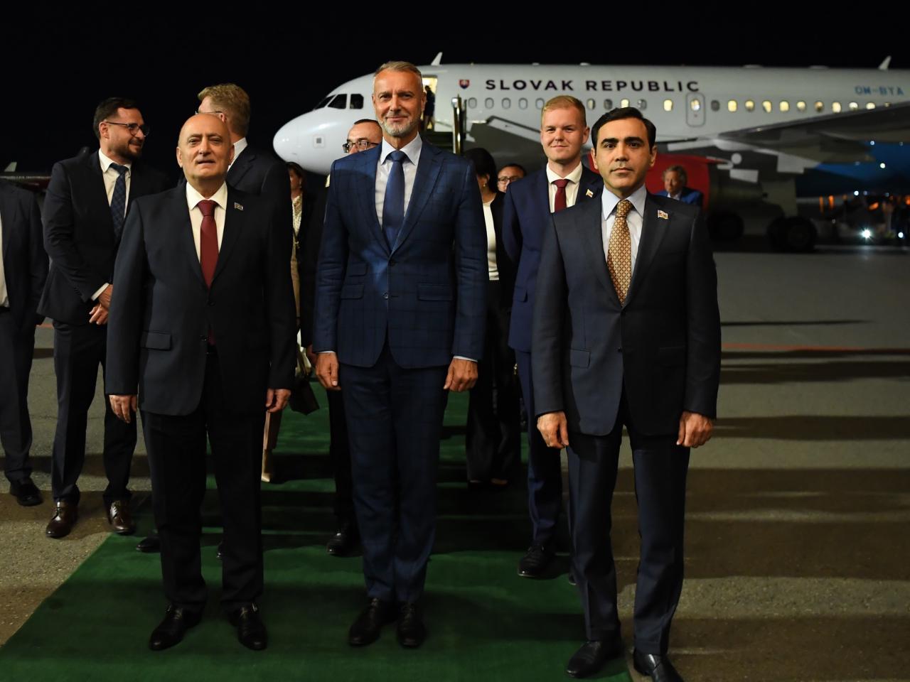 Slovakiya Milli Şurasının sədri Azərbaycana gəlib - FOTO