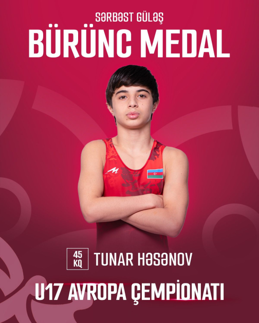 Sərbəst güləş üzrə Azərbaycan millisi Avropa çempionatını 7 medalla başa vurub
