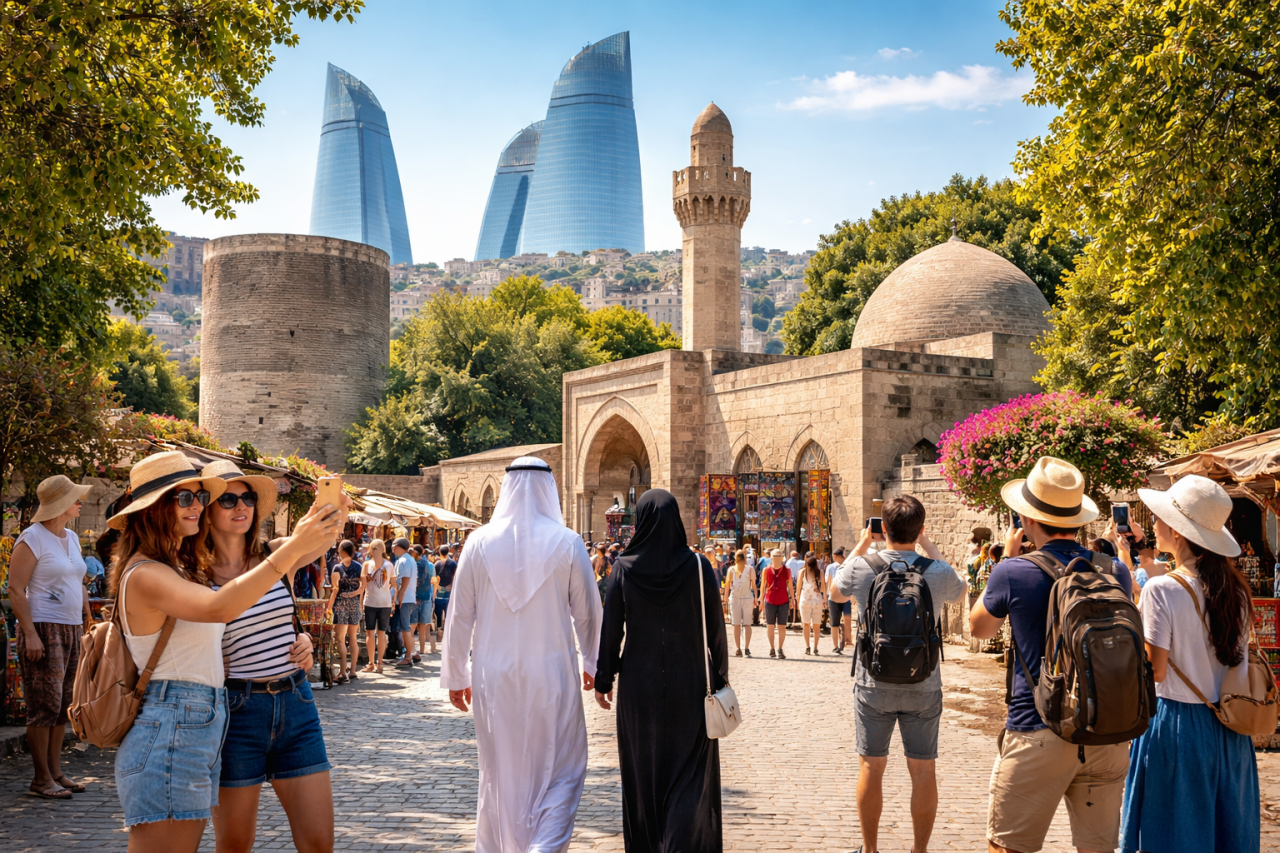Azərbaycana turist axını 11 %-ə yaxın azalıb