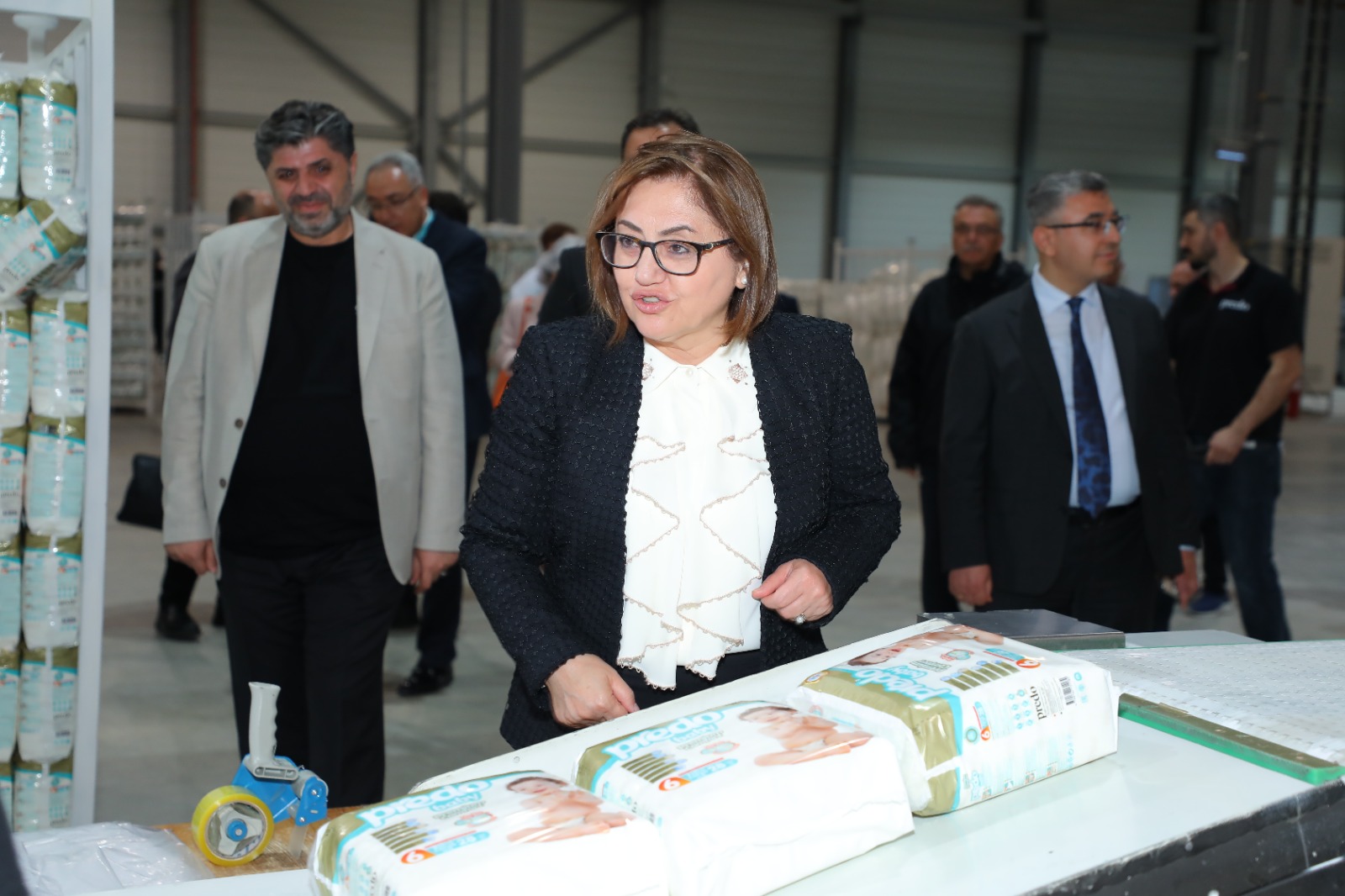 Türkiyənin tanınmış siyasətçisi Fatma Şahin Bakıda “Predo”nun fabrikini ziyarət edib - FOTO