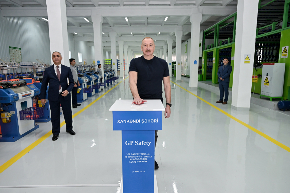 Xankəndidə iş əlcəkləri istehsalı müəssisəsinin açılışı olub - YENİLƏNİB