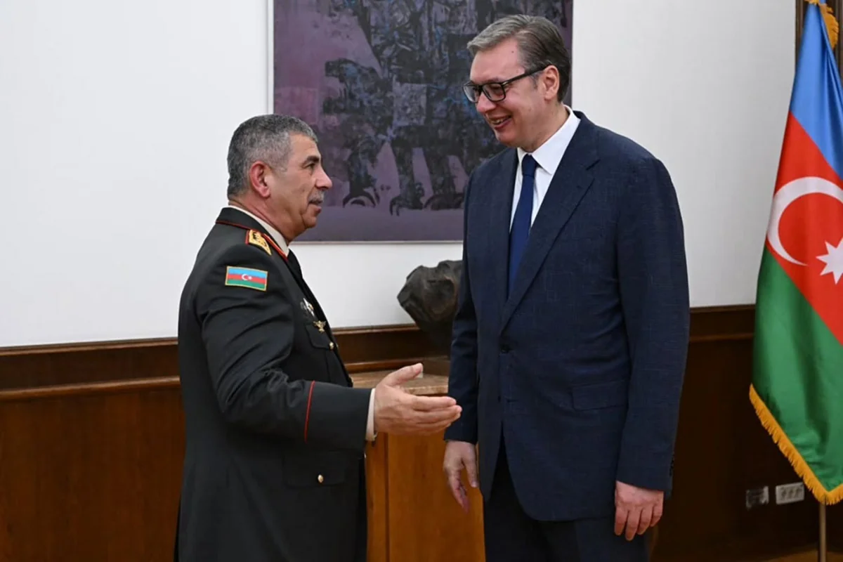 Aleksandr Vuçiç Zakir Həsənovu qəbul edib - FOTO
