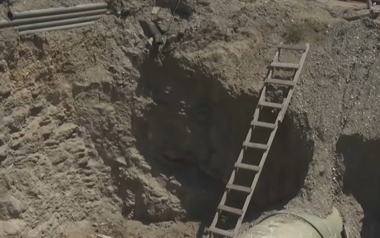 Bakıda tələbə “Caspian Construction” şirkətinin qazdığı quyuya yıxılaraq ağır xəsarət alıb - VİDEO