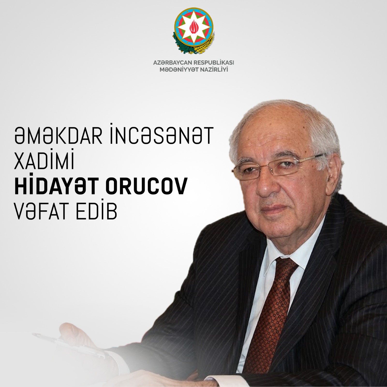 Hidayət Orucov vəfat edib
