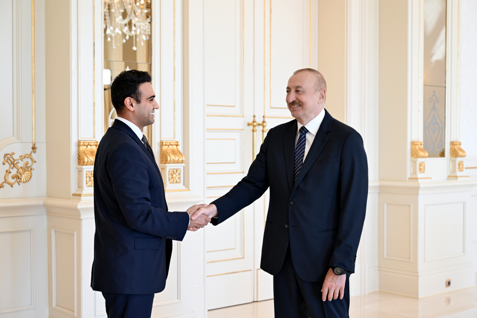 İlham Əliyev ABŞ Konqresinin Nümayəndələr Palatasının üzvünü qəbul edib - Foto 6