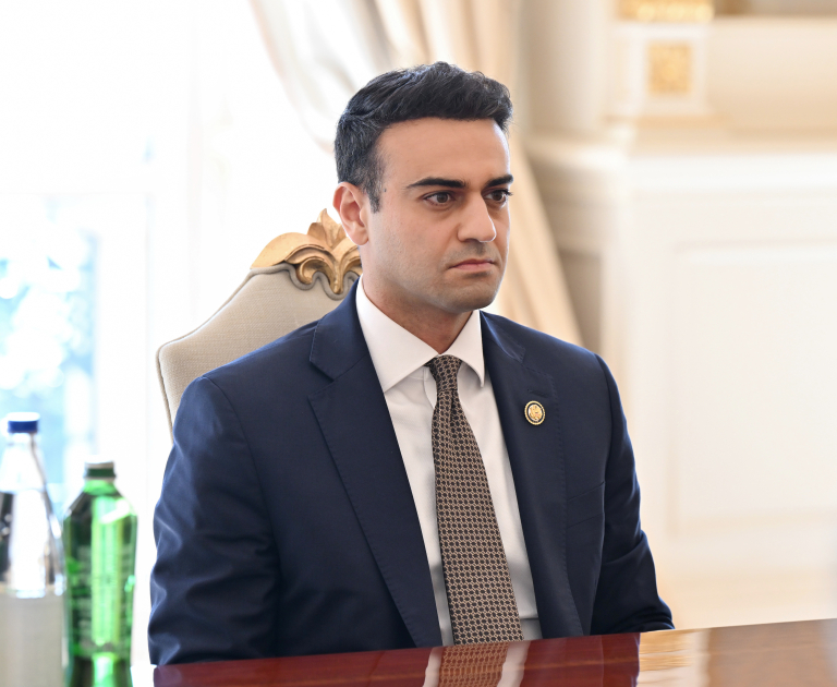 İlham Əliyev ABŞ Konqresinin Nümayəndələr Palatasının üzvünü qəbul edib - Foto 7