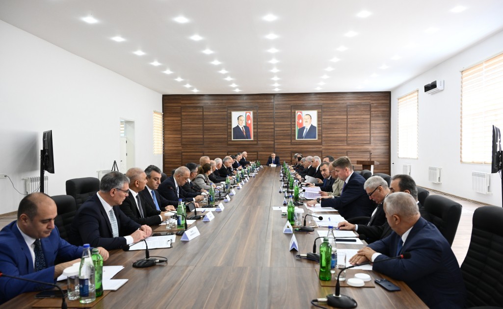 Əlaqələndirmə Qərargahının növbəti iclası Ağdərə şəhərində keçirilib - FOTO - Foto 5
