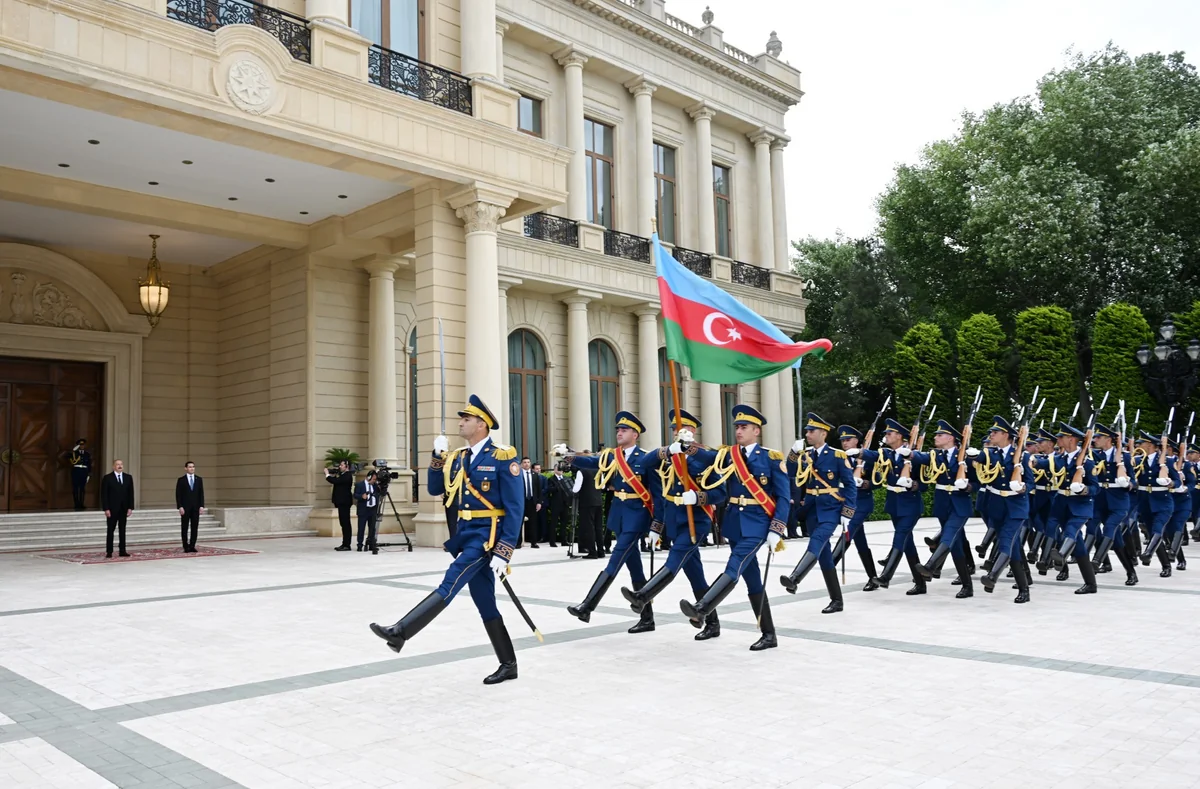 Sərdar Berdiməhəmmədovun Bakıda rəsmi qarşılanma mərasimi olub - Foto 6