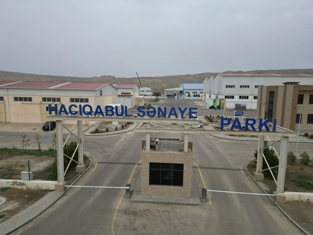 Hacıqabul Sənaye Parkının məhsul satışının ümumi dəyəri açıqlanıb