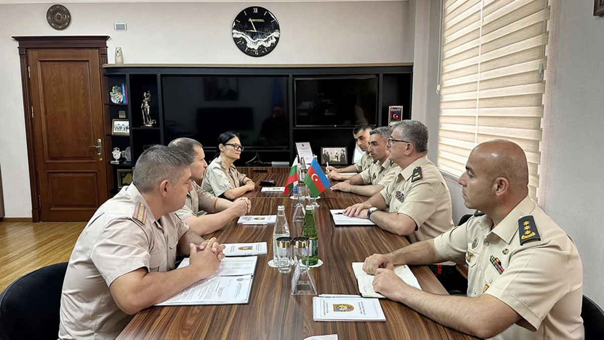 Azərbaycan və Bolqarıstan hərbi polis qurumları arasında müştərək təlim perspektivləri nəzərdən keçirilib