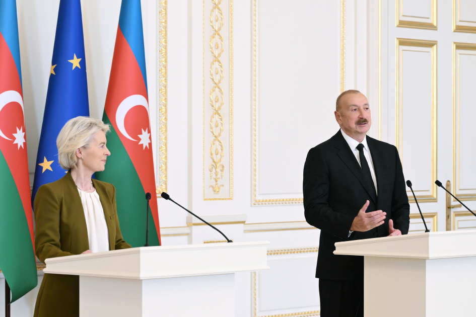 Prezident İlham Əliyev: Bu gün qaz ixracımız yarısı Avropa İttifaqına üzv dövlətlərin payına düşür