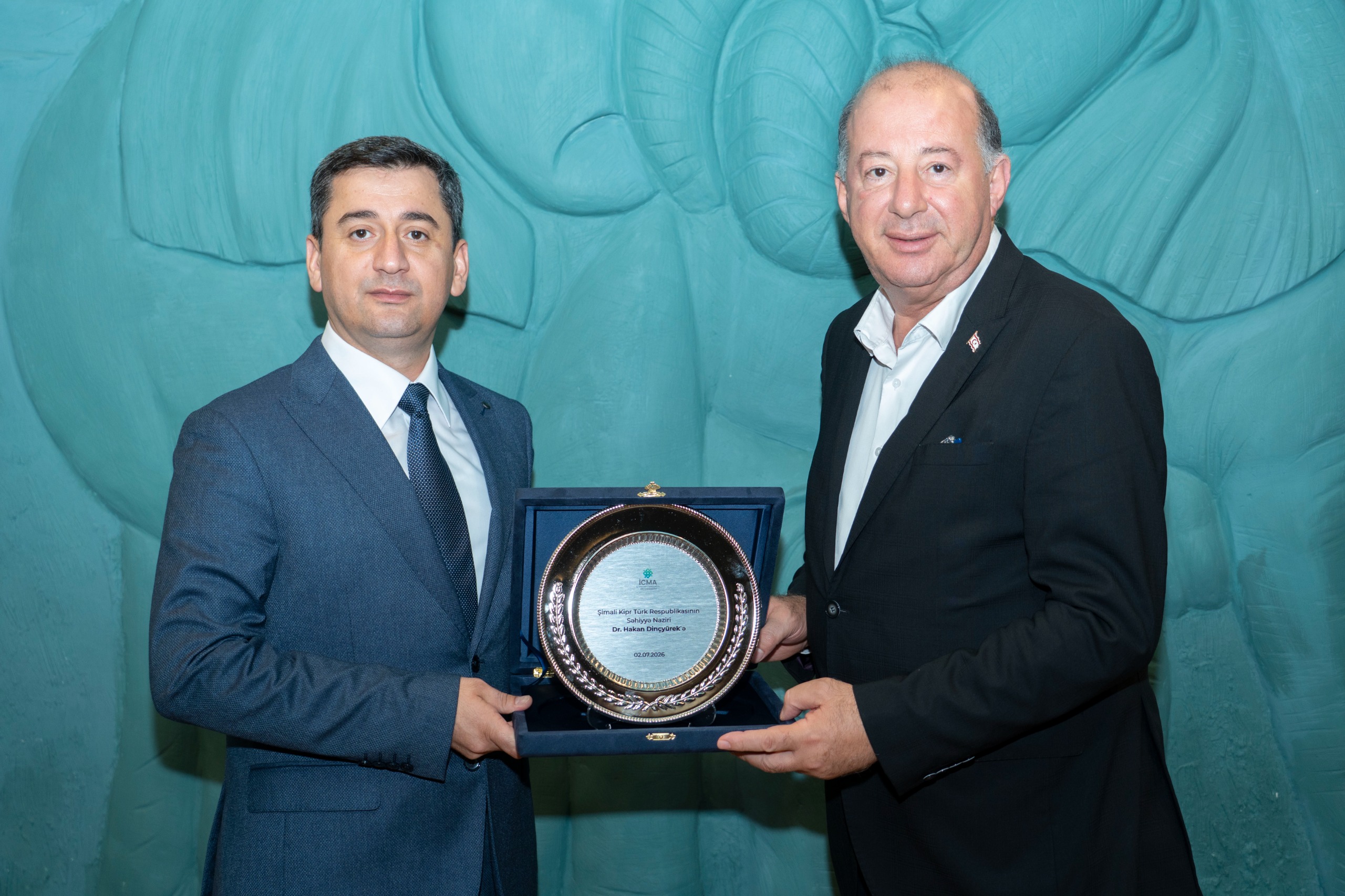 İCMA və “Marsol Group”un təşkilatçılığı ilə Şimali Kiprin səhiyyə naziri ilə görüş keçirilib - FOTO - Foto 3