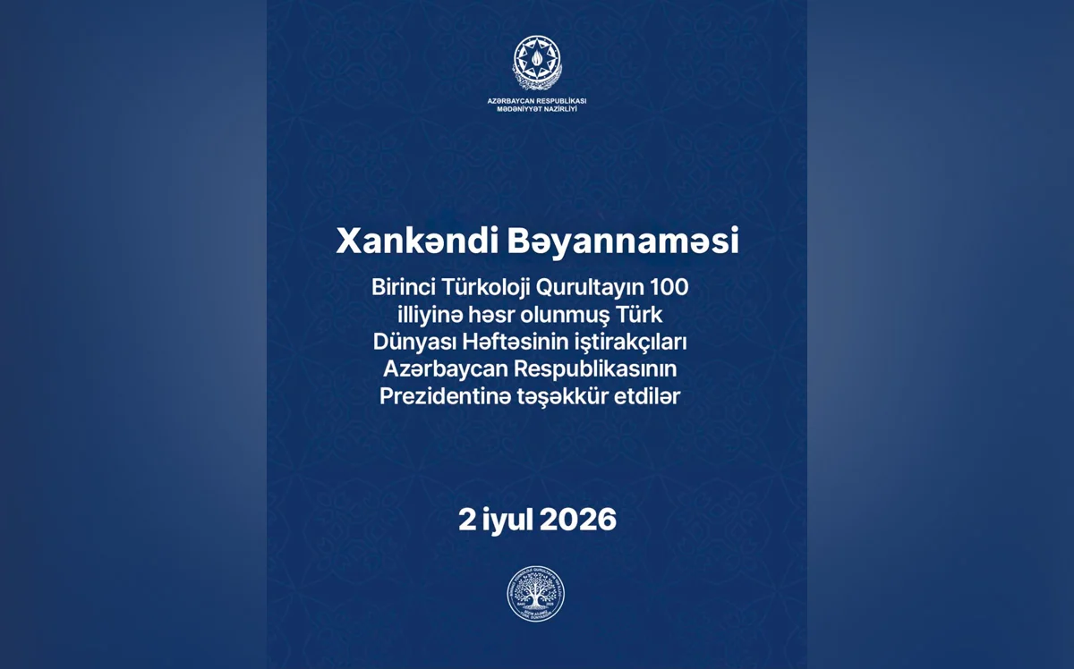 Xankəndi Bəyannaməsi qəbul edilib