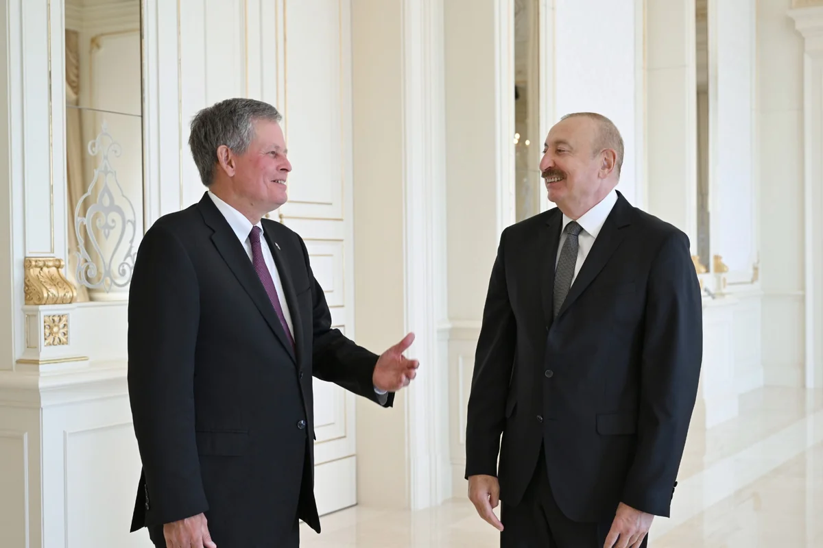 İlham Əliyev ABŞ Senatının Xarici Əlaqələr Komitəsinin üzvünü qəbul edib - Foto 3