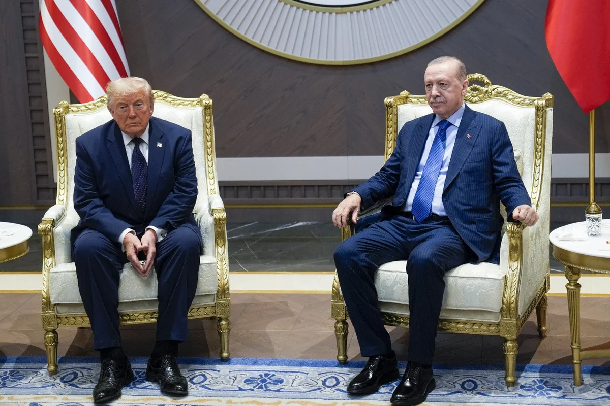 Ankarada Donald Trampın rəsmi qarşılanma mərasimi olub